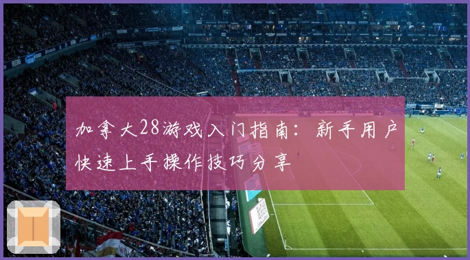 加拿大28游戏入门指南：新手用户快速上手操作技巧分享